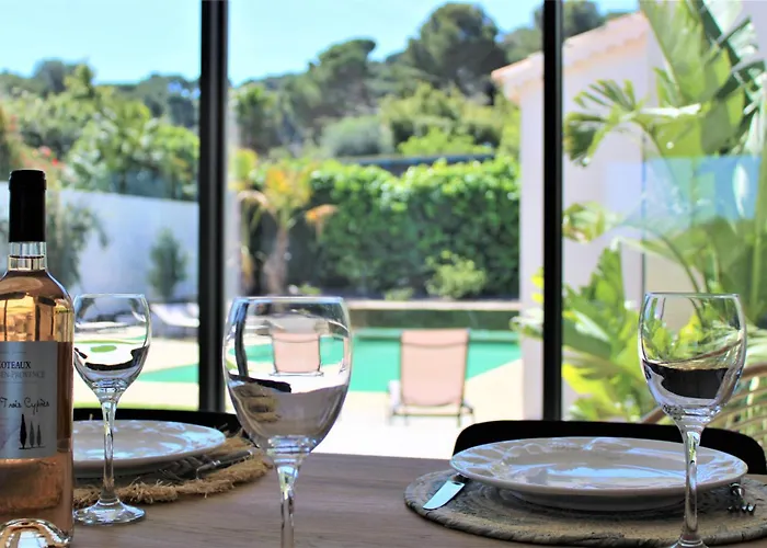 La Madrague-villa/piscine Vue Mer/clim/wifi